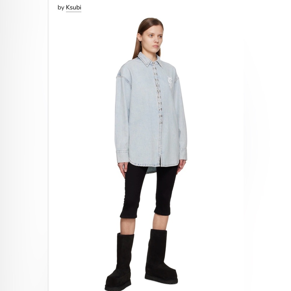 Ksubi undone shirt-muse wash